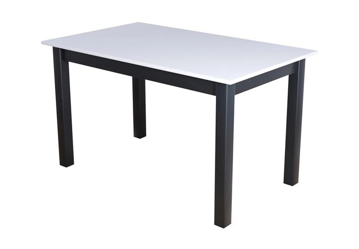 Стол обеденный Классика 90х60 бело-серого цвета