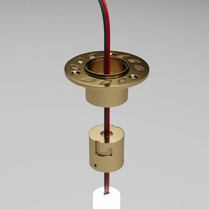 Встраиваемое крепление для круглого гибкого неона Full light латунь FL 2860 - лучшие Гибкий неон в INMYROOM