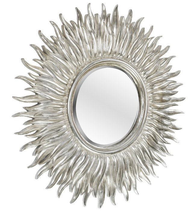 Настенное Зеркало-солнце Sunshine Silver   - купить Настенные зеркала по цене 43500.0