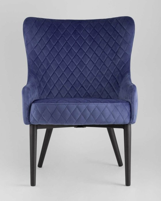 Стул Ститч синего цвета - лучшие Обеденные стулья в INMYROOM