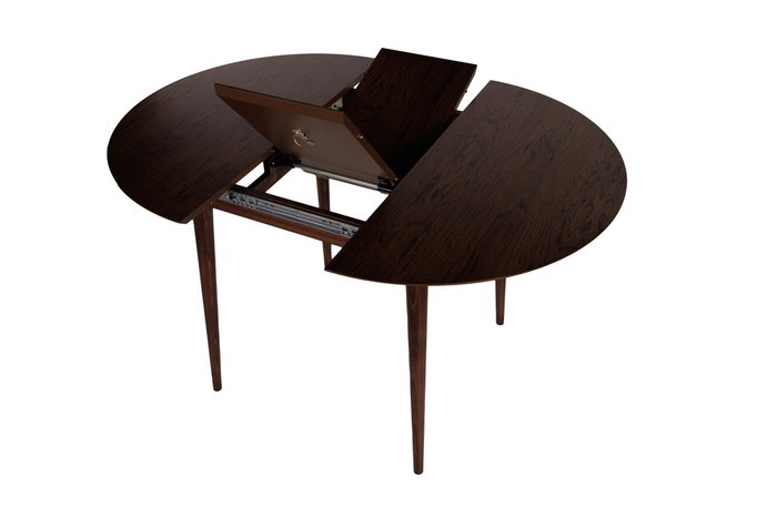 Раздвижной обеденный стол Ashley коричневого цвета - лучшие Обеденные столы в INMYROOM