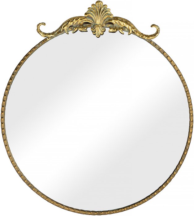 Настенное зеркало 60х68 в раме золотого цвета