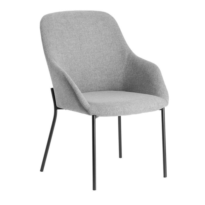 Стул Fracta Chair Futura light grey серого цвета