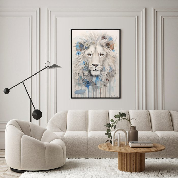 Репродукция картины Blooming Lion, 2024г. - лучшие Картины в INMYROOM
