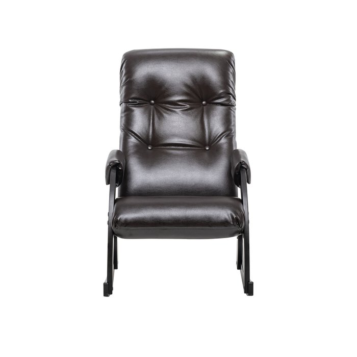 Кресло-качалка Модель 67 темно-коричневого цвета - купить Интерьерные кресла по цене 13224.0