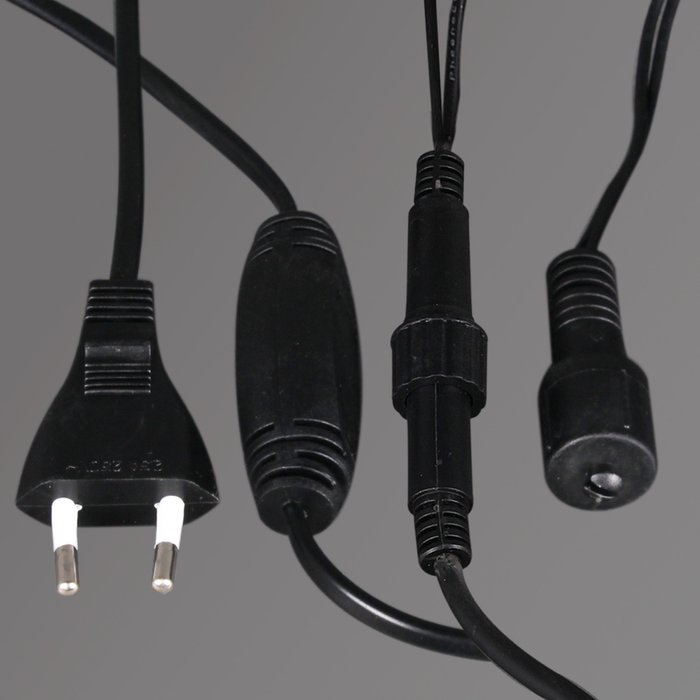 A-056AR WT FLASH светодиодная гирлянда "бахрома" 5x0.6м 180LED черный провод влагозащищен. - купить Гирлянды по цене 3800