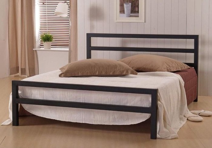 Кровать Аристо 1.6 в стиле лофт 160х200 - лучшие Кровати для спальни в INMYROOM