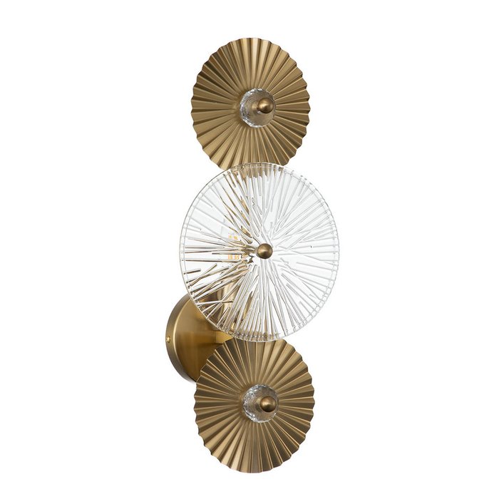 Бра Indigo Miele 12021/A/1W Brass V000022 - купить Бра и настенные светильники по цене 15770.0 Бра Indigo Miele 12021/A/1W Brass V000022 - купить Бра и настенные светильники по цене 15770.0