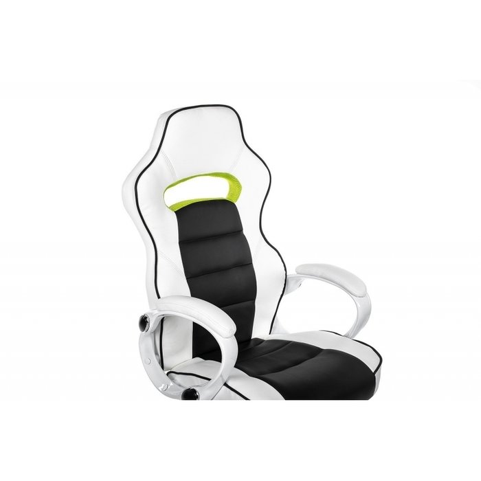 Компьютерное кресло Lider черно-белого цвета - лучшие Офисные кресла в INMYROOM