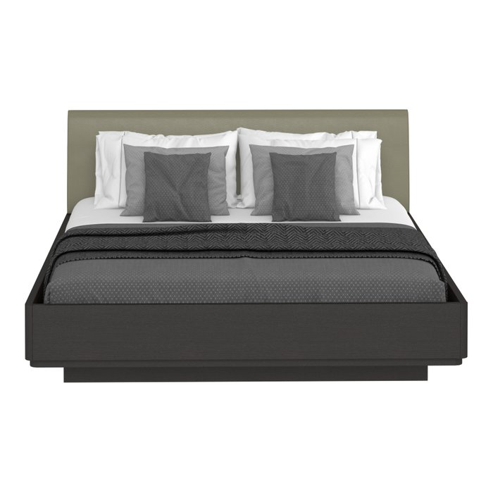 Кровать Элеонора 140х200 с изголовьем серо-бежевого цвета и подъемным механизмом - купить Кровати для спальни по цене 34904.0