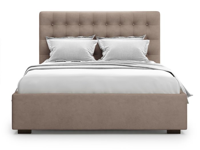 Кровать Brayers без подъемного механизма 180х200 коричневого цвета