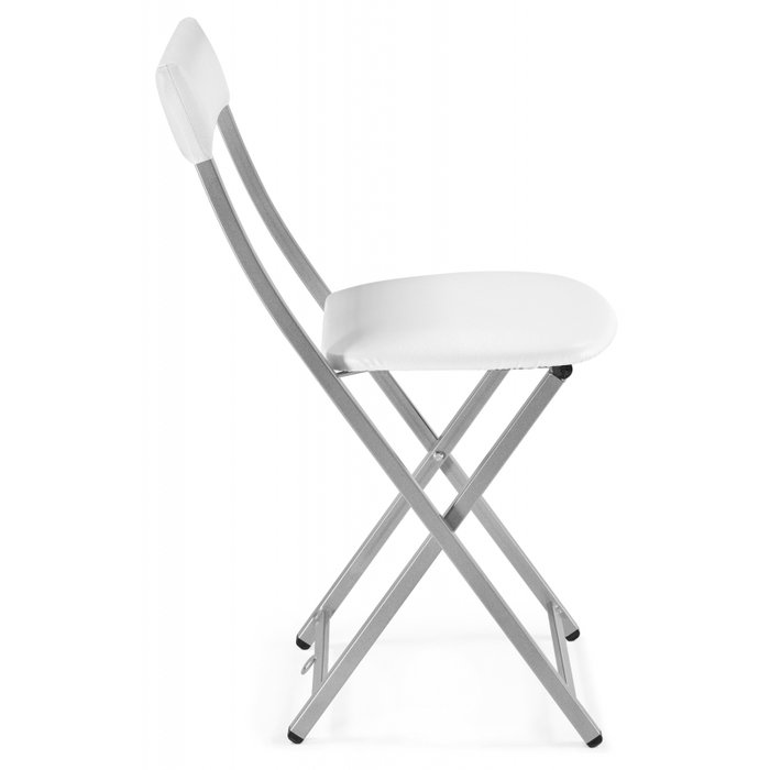 Стул складной Elevis белого цвета - лучшие Обеденные стулья в INMYROOM