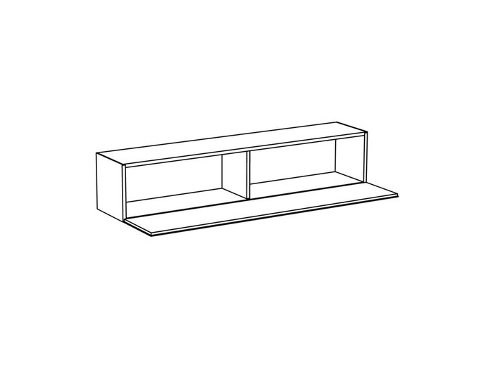 Секция нижняя Cubo с фасадом бежевого цвета - купить Полки по цене 21090.0 Секция нижняя Cubo с фасадом бежевого цвета - купить Полки по цене 21090.0