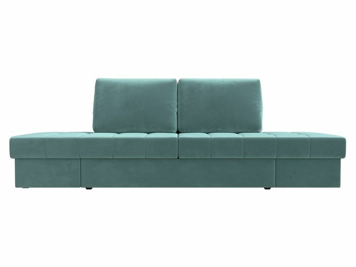 Прямой диван трансформер Сплит темно-бирюзового цвета - купить Прямые диваны по цене 41999.0