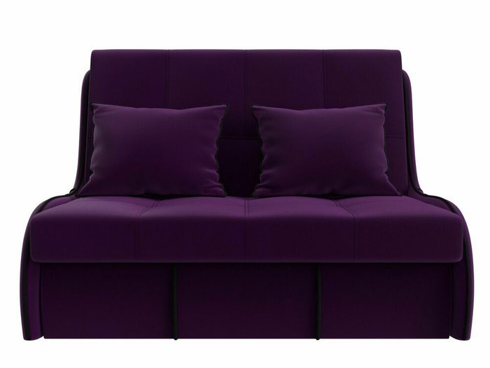 Прямой диван-кровать Риттэр фиолетового цвета - купить Прямые диваны по цене 34999.0