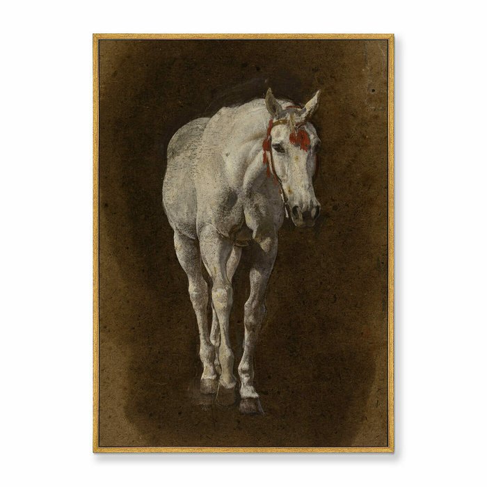 Репродукция картины на холсте Cheval, 1920г. - купить Картины по цене 21999.0