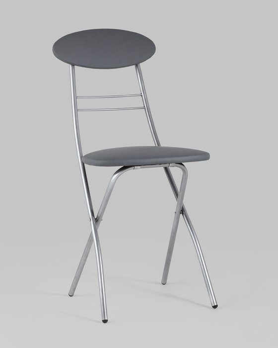 Стул складной Компакт серого цвета - купить Обеденные стулья по цене 9980.0