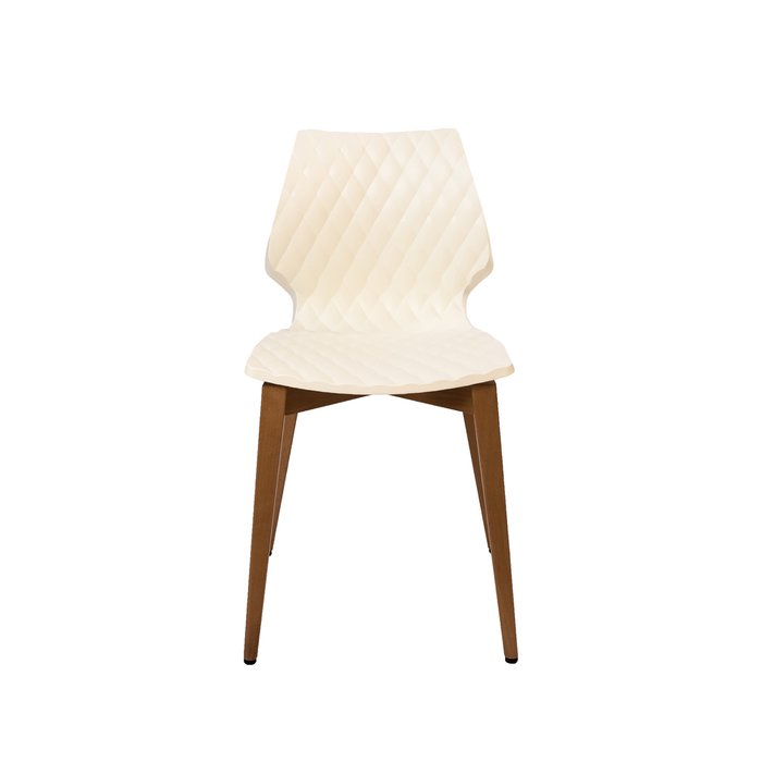 Стул Uni белого цвета - купить Обеденные стулья по цене 33000.0