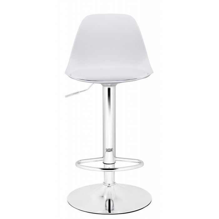 Барный стул Soft белого цвета - купить Барные стулья по цене 4950.0