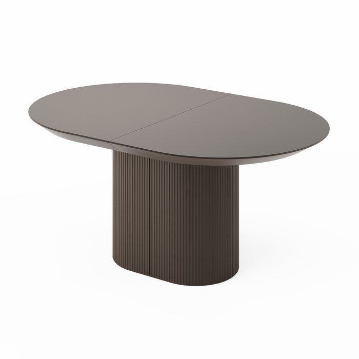 Раздвижной обеденный стол Рана коричневого цвета