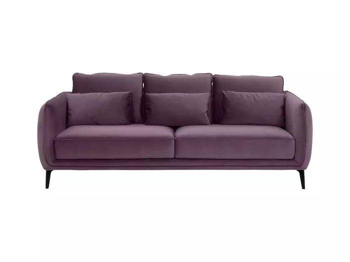 Диван Amsterdam L фиолетового цвета - купить Прямые диваны по цене 92340 Диван Amsterdam L фиолетового цвета - купить Прямые диваны по цене 92340