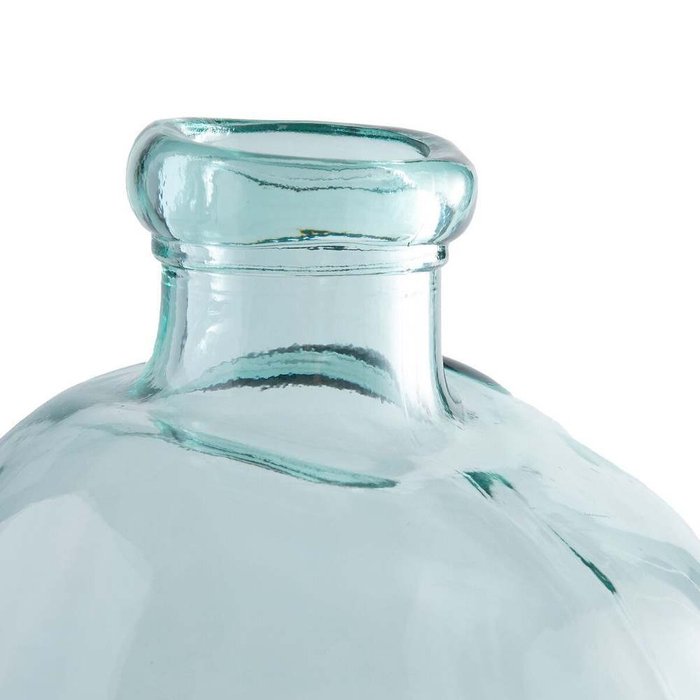 Ваза-бутыль из стекла Izolia голубого цвета - купить Вазы  по цене 9437.0
