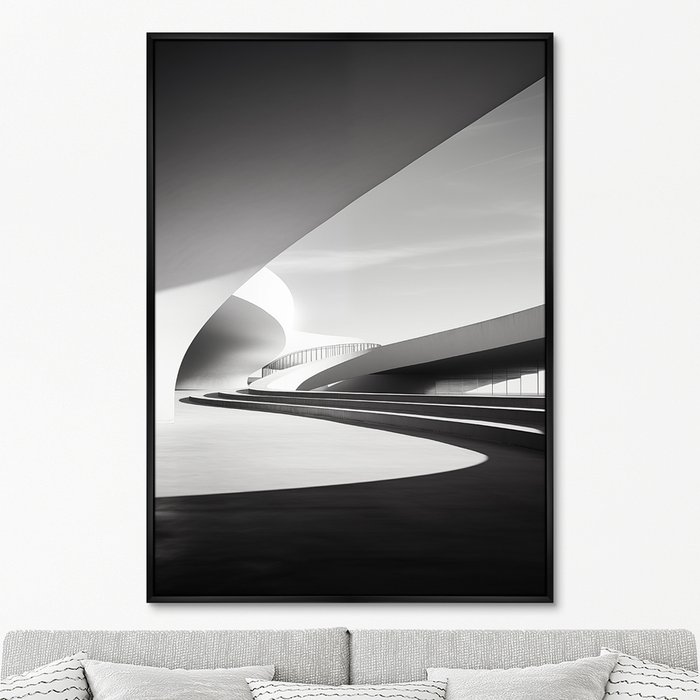 Репродукция картины Architecture, curves of large arches, No 2, 2024г.