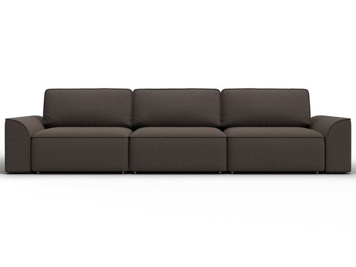 Диван-кровать Лига-048 Лонг темно-коричневого цвета - купить Прямые диваны по цене 95990 Диван-кровать Лига-048 Лонг темно-коричневого цвета - купить Прямые диваны по цене 95990