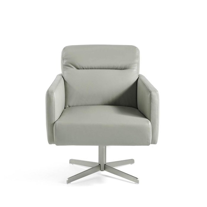Вращающееся кресло серого цвета - купить Интерьерные кресла по цене 140990.0