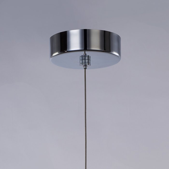 Подвесной светильник Illuminati Cincin из хромированного металла с прозрачным стеклянным куполом - купить Подвесные светильники по цене 9090.0