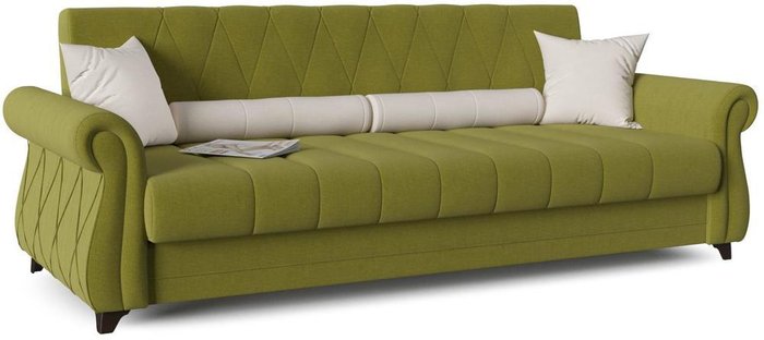 Диван-кровать Эвора зеленого цвета
