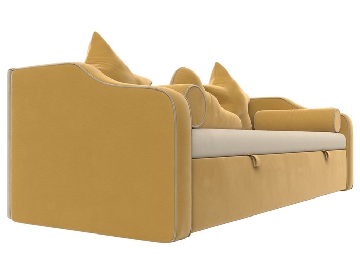 Диван-кровать Рико бежево-желтого цвета - лучшие Прямые диваны в INMYROOM