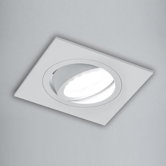 Встраиваемый светильник DL2801 40525 (металл, цвет белый) - купить Встраиваемые споты по цене 568.0
