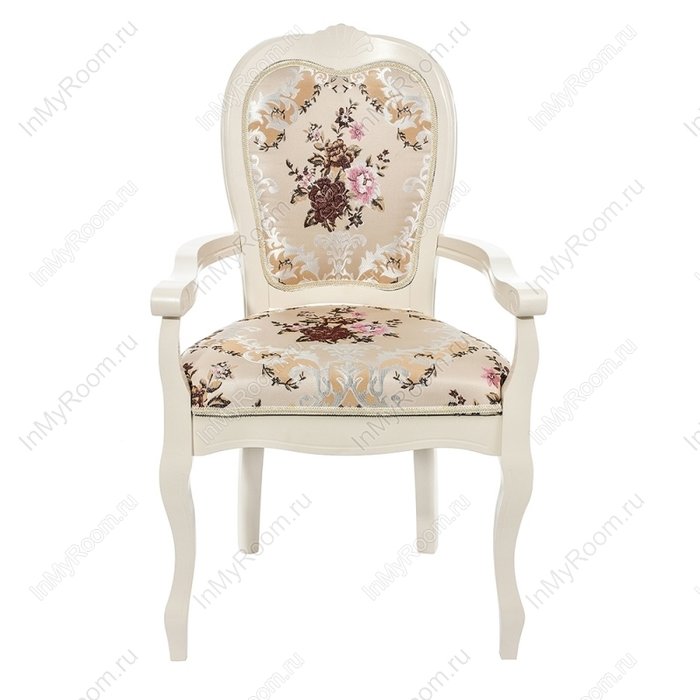 Кресло Prinsvang butter white бежевого цвета - купить Обеденные стулья по цене 9860.0