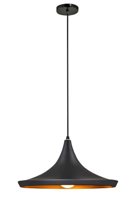 Подвесной светильник Balina wide black черного цвета - купить Подвесные светильники по цене 6390.0