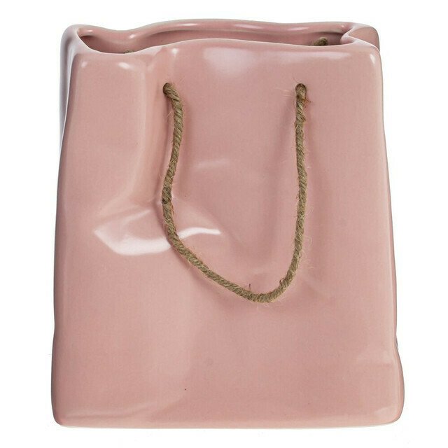 Ваза Bag розового цвета