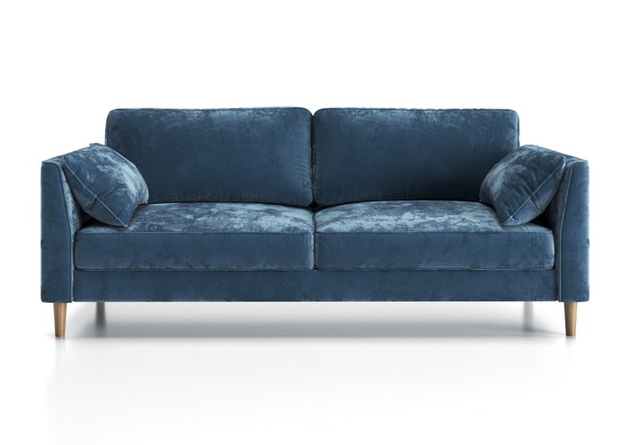 Диван-кровать Грейс синего цвета - купить Прямые диваны по цене 104200.0