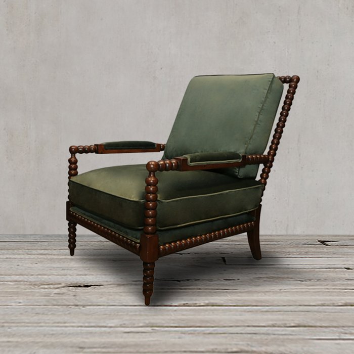 Кресло Сезар зеленого цвета - купить Интерьерные кресла по цене 255000.0