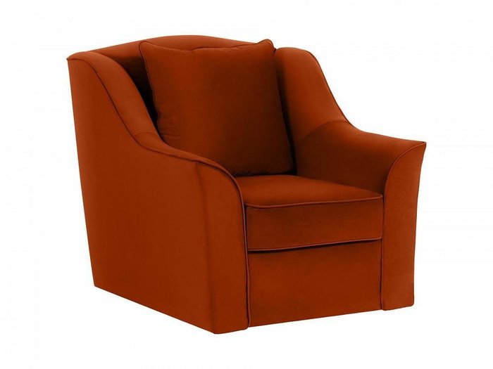 Кресло Vermont коричнево-оранжевого цвета - купить Интерьерные кресла по цене 29580.0