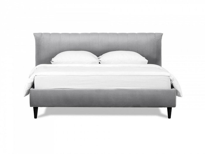 Кровать Queen Anastasia L 160х200 серого цвета - купить Кровати для спальни по цене 58390.0