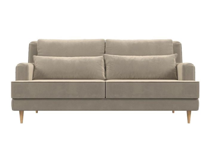 Прямой диван Джерси бежевого цвета - купить Прямые диваны по цене 39999.0