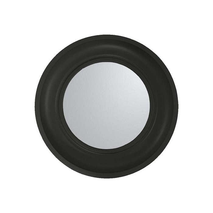Настенное зеркало Салекс в раме черного цвета