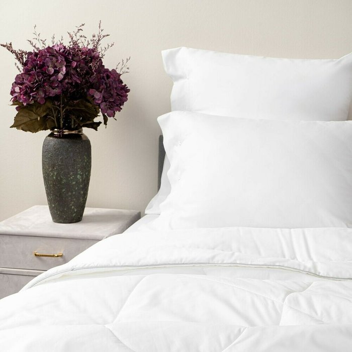Одеяло Premium Mako 160х220 белого цвета - лучшие Одеяла в INMYROOM