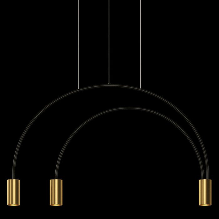 Подвесной светильник с бронзовыми плафонами - лучшие Подвесные светильники в INMYROOM