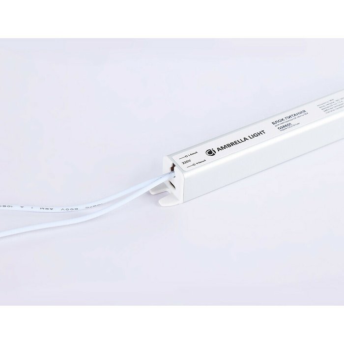 Блок питания ультратонкий для светодиодной ленты Ambrella LED Driver 12V 18W GS8601 - лучшие Светодиодная лента в INMYROOM Блок питания ультратонкий для светодиодной ленты Ambrella LED Driver 12V 18W GS8601 - лучшие Светодиодная лента в INMYROOM