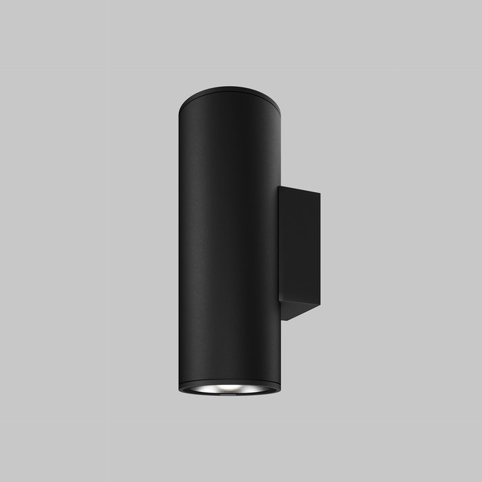Настенный светильник Shim L черного цвета - купить Настенные уличные светильники по цене 10990.0