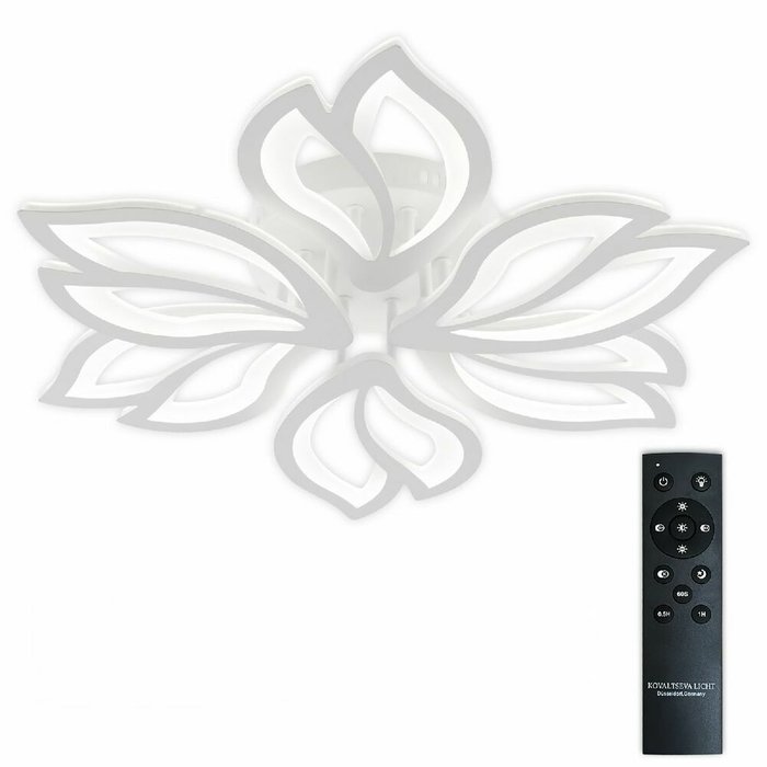 Потолочная люстра Fortuna LED LAMPS 81107/6C (акрил, цвет белый) Потолочная люстра Fortuna LED LAMPS 81107/6C (акрил, цвет белый)