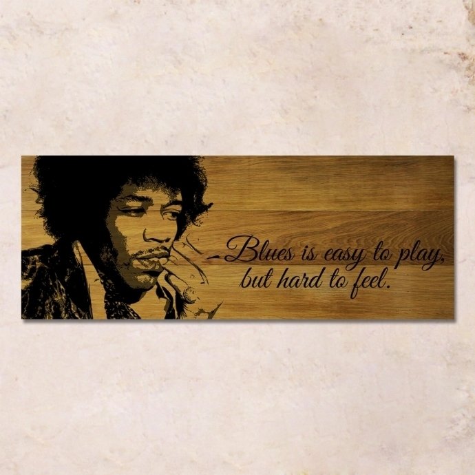 Картина Hendrixиз массива дуба