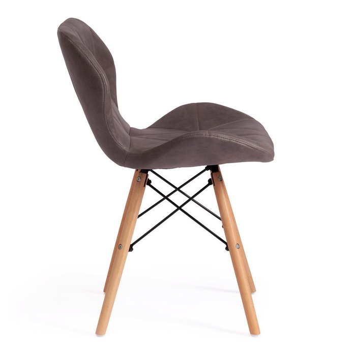 Комплект из четырех стульев Stuttgart серого цвета - купить Обеденные стулья по цене 10360.0
