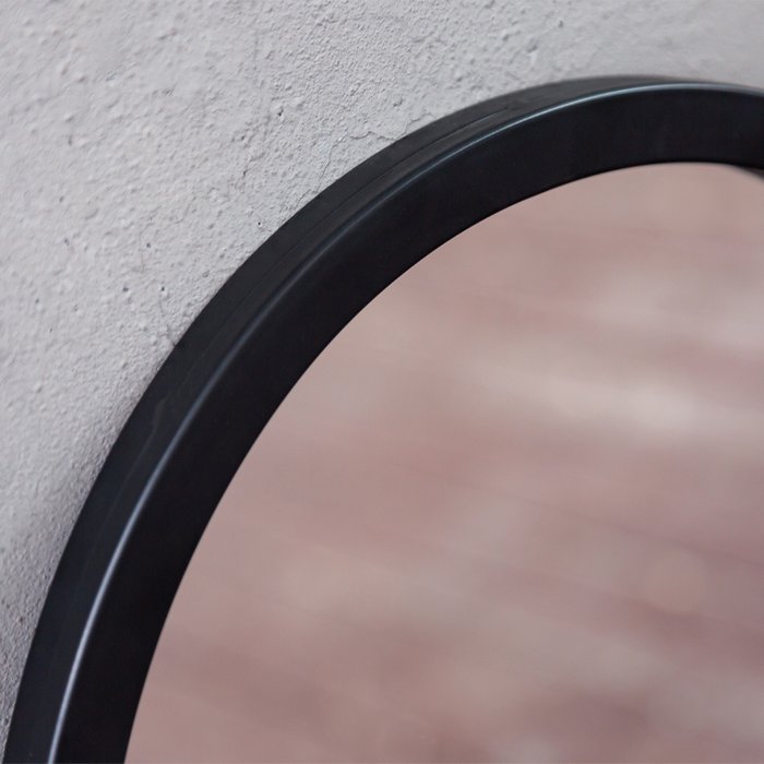 Зеркало настенное Эва черного цвета - купить Настенные зеркала по цене 16900.0